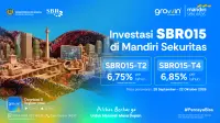 Mandiri Sekuritas Pasarkan SBR015 Lewat Growin', Tawarkan Kupon 6,85%