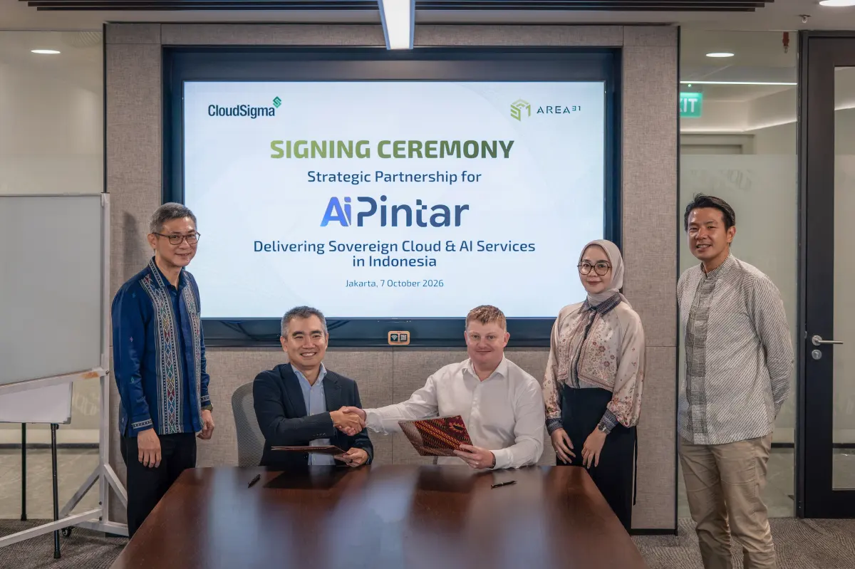 Gandeng CloudSigma, AREA Luncurkan Sovereign Cloud AiPintar