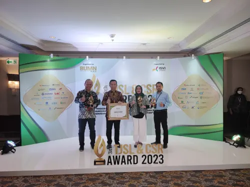 Dorong Pemberdayaan Masyarakat, Askrindo Borong TJSL &amp; CSR Awards 2023
