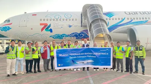 Garuda Indonesia Resmi Layani Penerbangan Langsung ke Tanah Suci Dari Makassar