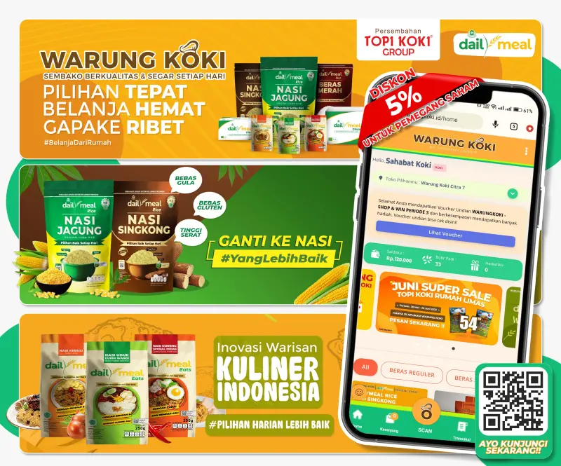 HOKI Siap Tangkap "Cuan" Dari Hasil Jual Produk Makanan Sehat