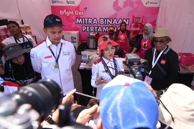 Omzet UMKM Binaan Pertamina Naik 53% Menjadi Rp 689,6 Juta di Grand Prix of Indonesia 2023