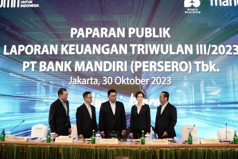 Pecah Rekor ! Emiten BMRI Catatkan Total Aset di Kuartal III 2023 Tembus Rp 2.007 Triliun