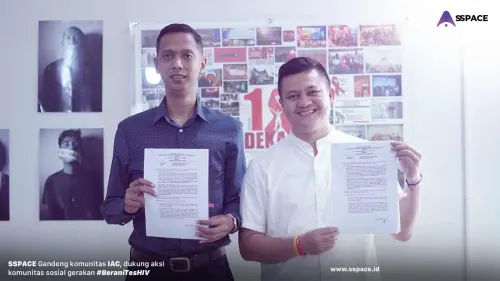 Dukung Aksi Edukasi Sosial #BERANITESHIV  Emiten DOOH Gandeng IAC