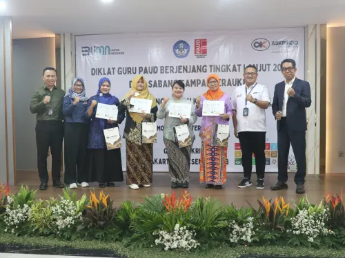 Wujudkan Guru PAUD Bersertifikat, Askrindo Gelar Diklat Berjenjang Tingkat Lanjut Seluruh Indonesia