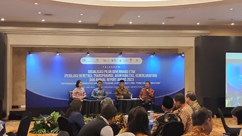 KNKG Sosialisasikan Pilar Governansi Perilaku Beretika, Transparansi, Akuntabilitas, Keberlanjutan (ETAK) dan Annual Report Award 2023