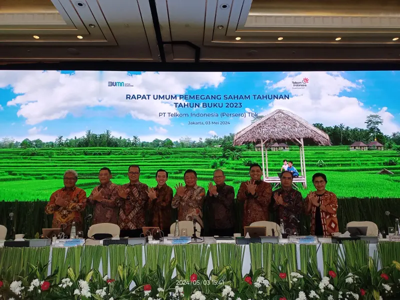 Telkom Indonesia (TLKM) Putuskan Dividen Rp17,68 Triliun Cair 6 Juni 2024