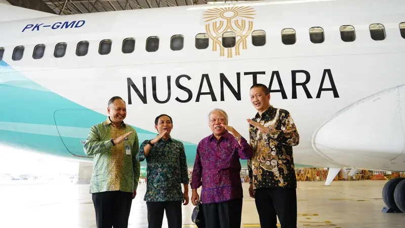 Jadi Official Airlines untuk HUT ke-79 RI di IKN Nusantara, Garuda Indonesia Bakal Operasikan 70 Penerbangan PP