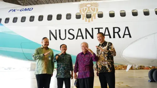 Jadi Official Airlines untuk HUT ke-79 RI di IKN Nusantara, Garuda Indonesia Bakal Operasikan 70 Penerbangan PP