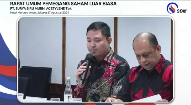 Surya Biru Murni Acetylene (SBMA) Angkat Komut Emiten Bermasalah Jadi Direktur Independen