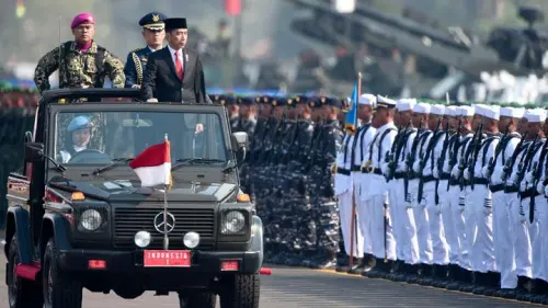 HUT TNI ke-79, Jokowi Minta Jaga Netralitas dan Stabilitas