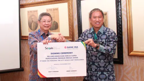 Perluas Pemasaran Produk Reksa Dana, Bank INA Gandeng Sequis AM