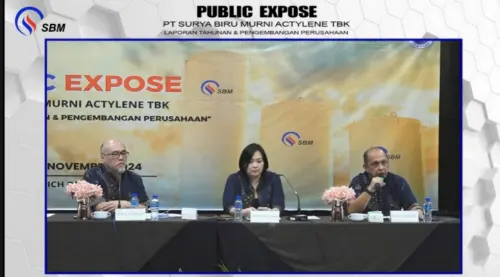 Laba Bersih 2024 Melesat 182 Persen, Surya Biru Murni Acetylene (SBMA) Pasang Target Tinggi di 2025