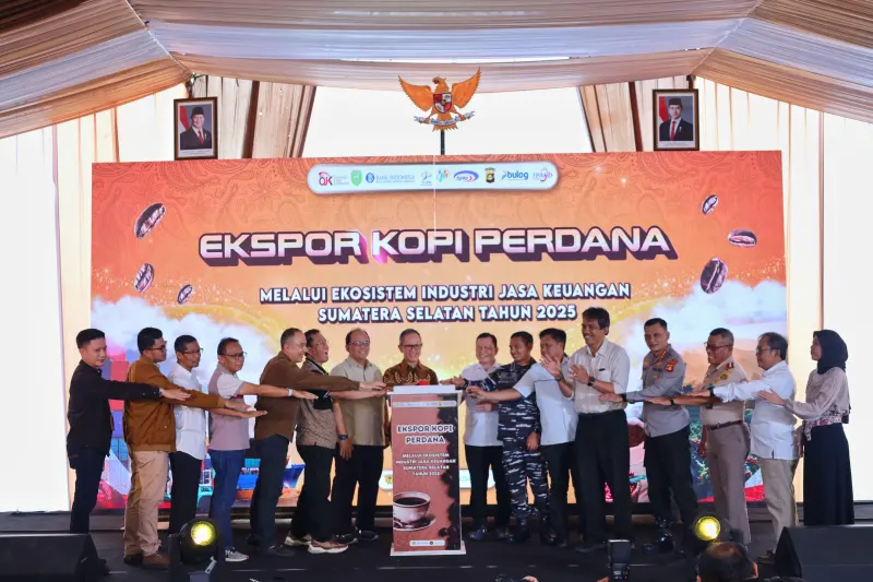 Ekspor Perdana Kopi Sumatera Selatan, OJK Fokus Dorong Ekonomi Lokal