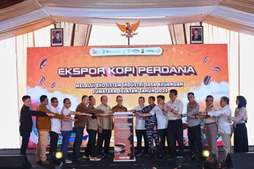 Ekspor Perdana Kopi Sumatera Selatan, OJK Fokus Dorong Ekonomi Lokal