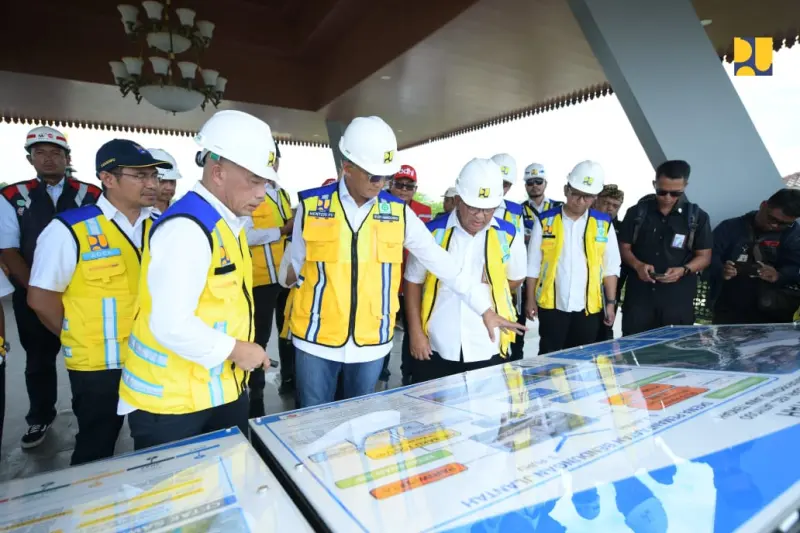 Menteri Pekerjaan Umum Dody Hanggodo Tinjau Infrastruktur Pendukung Swasembada Pangan di Jateng