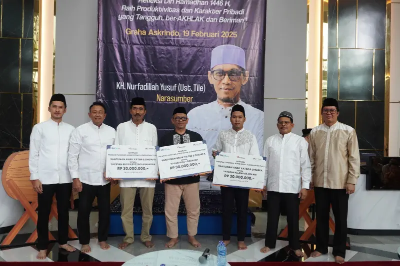 Gelar CSR, Askrindo Berikan Santunan Anak Yatim dan Dhuafa