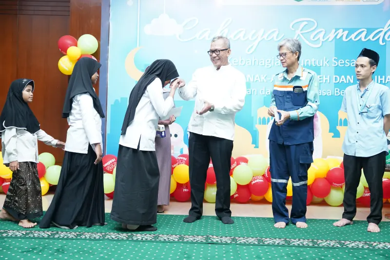 Cahaya Ramadan, WEGE dan WTON Tebar Kebahagiaan Bersama Anak Yatim