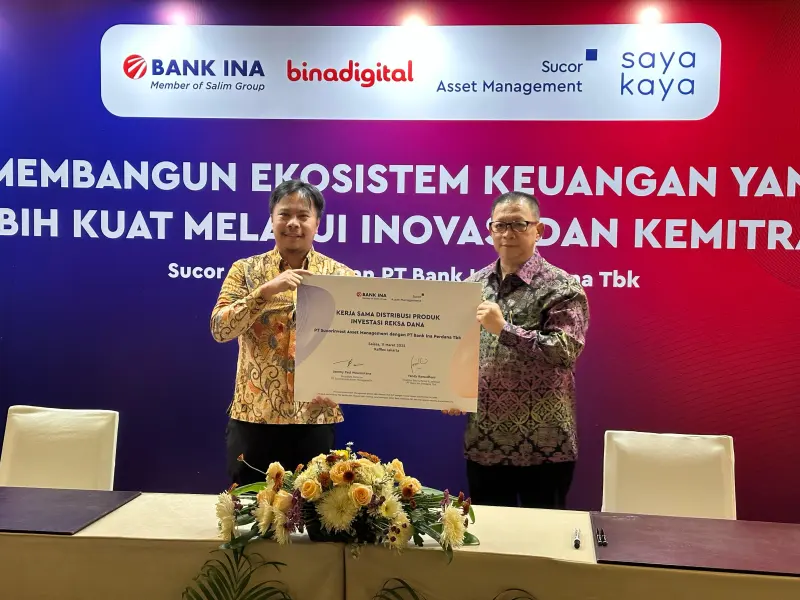 Sucor Asset Management dan Bank Ina Perluas Jangkauan Investasi Reksa Dana