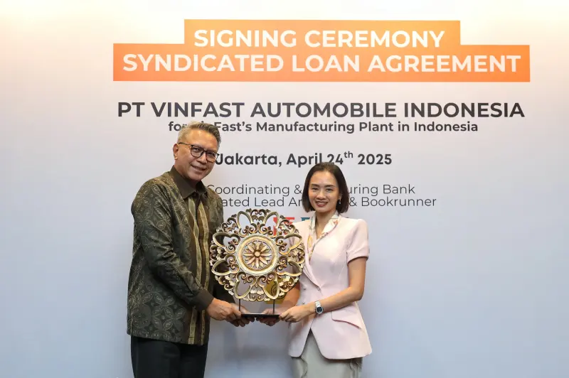 BNI Pimpin Kredit Sindikasi Senilai Rp1,84T untuk Bangun Pabrik Mobil Listrik VinFast