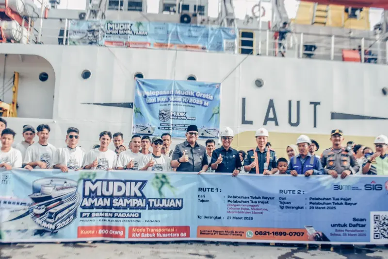 SIG Berangkatkan 2.160 Pemudik & Sediakan Posko Mudik di Empat Provinsi
