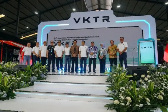 VKTR Resmikan Pabrik Perakitan Kendaraan Listrik CKD Pertama di RI