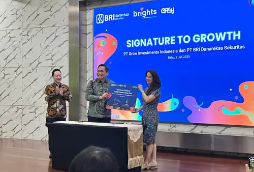 Perluas Akses Investasi Reksa Dana, BRI Danareksa Sekuritas Gandeng GROW Investment