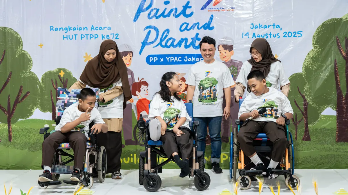 PTPP Gelar Program CSR “Paint &amp; Plant” Bersama YPAC Jakarta: Peduli Lingkungan &amp; Dukung Pendidikan Inklusif