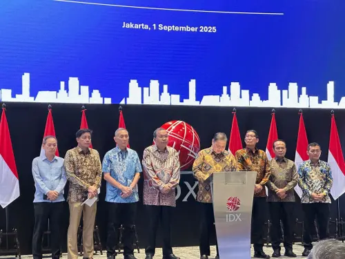 Di Bursa Efek, Airlangga Tegaskan Ekonomi Indonesia Masih Solid dan Tangguh