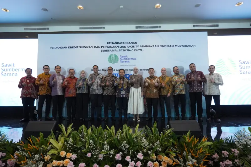 7 Perbankan dan 1 Lembaga Keuangan Nasional Kucuri Sawit Sumbermas Sarana (SSMS) Kredit Sindikasi Rp5,2 Triliun