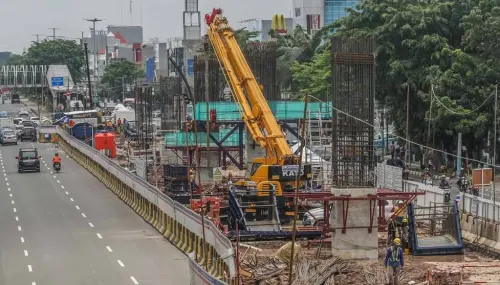 Proyek LRT Jakarta Fase 1B Capai 75%, WSKT Pastikan Rampung Tahun 2026