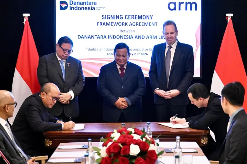 Disaksikan Prabowo, Danantara–Arm Percepat Lompatan Industri Semikonduktor