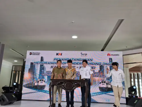 Garap Layanan Internet Cepat 5G di Kereta, WIFI Gandeng Huawei dan KAI