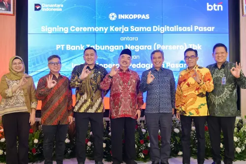 Permudah Akses Keuangan Pedagang, BTN Gandeng INKOPPAS Masuk ke Ekosistem Koperasi Pasar