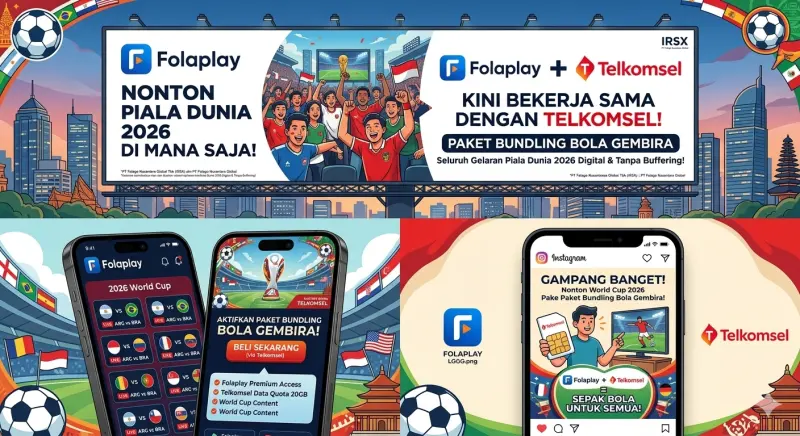 Nonton Piala Dunia 2026 Lebih Mudah Lewat Kolaborasi Telkomsel dan Fola Play (IRSX)