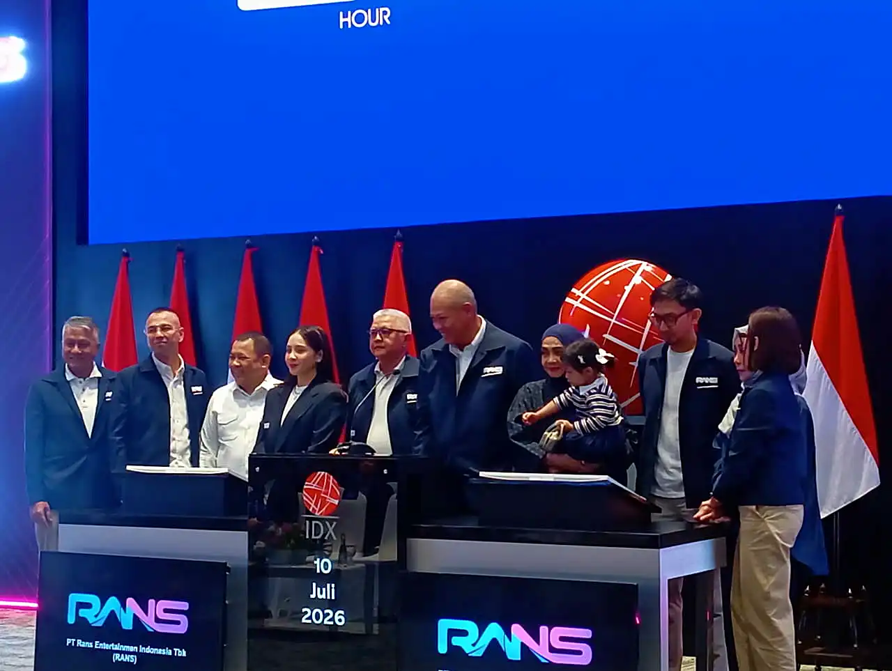Debut Perdana, RANS Gunakan Dana IPO untuk Konser hingga AI