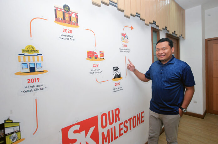 Direktur Utama PT Sari Kreasi Boga Tbk (RAFI) Eko Pujianto Direktur Utama PT Sari Kreasi Boga Tbk (RAFI) Eko Pujianto